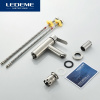 Смеситель д/ум LEDEME L71003 /1руч/г/подв/нерж./