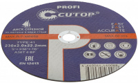 Круг отрезной по мет /d230х2,0х22мм/ Cutop Profi