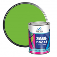 Эмаль алкидная ПФ-115 Gamma Color салатная 0,8 кг