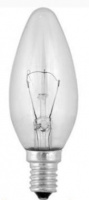 Philips /40Вт/Е14/В35/свеча прозр лампа накалив