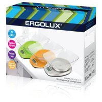 Весы кухонные электронные Ergolux ELX-SK04-C11 с чашей, оранжевые, до 5 кг