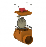 Клапан обратный канализационный наружный d160 мм от интернет-магазина Венас