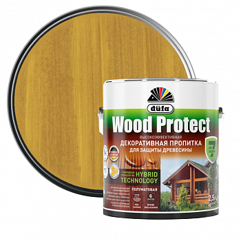 Защитно-декоративная пропитка Dufa Wood Protect сосна 2,5 л от интернет-магазина Венас