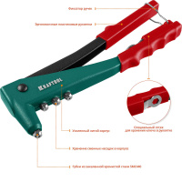 Заклепочник /d2,4-4,8мм/ Kraftool