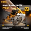 Пила дисковая DENZEL CS-210 /1800Вт/5800об/мин/d210мм/20мм/