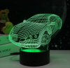 Ночник CAMELION NL-400 3D Машинка /3W/330V/USB/3хАА/RGB/сенсор/