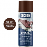 Эмаль аэрозольная для полимерных покрытий Decorix RAL 8017 шоколадно-коричневый 520 мл