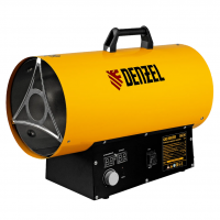 Пушка тепловая газовая DENZEL GHG-30i /30кВт/220В/445м3/ч/расход 2,18кг/ч/цифр термостат/