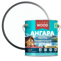 Лазурь для защиты древесины Wood Extra Ангара белый 9 л