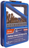 Набор сверл по мет /13шт/d2,0-8,0мм/HSS-Со/бокс/ Cutop Profi