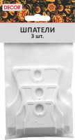 Набор шпателей резиновых /3шт/40-60-80мм/ Decor