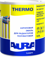 Эмаль акриловая для радиаторов Aura Luxpro Thermo белая 0,9 л от интернет-магазина Венас