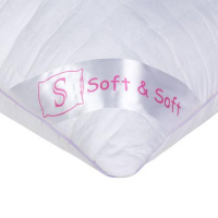 Подушка Soft&Soft /Лебяжий пух/50х70см/микрофибра