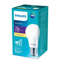 Лампа светодиодная Philips Essential 7 Вт Е27 груша A55 3000К матовая