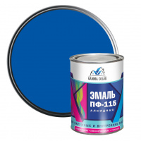 Эмаль алкидная ПФ-115 Gamma Color синяя 0,8 кг