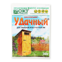 УДАЧНЫЙ биопрепарат д/туалетов и выгребных ям /30гр/