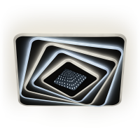 Светильник потолочный светодиодный Ritter Treia 3D Туннель 142 Вт 2700-6400K, 10100 Лм, диммер, пульт