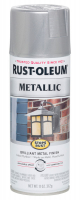 RUST-OLEUM эмаль антикоррозийная с эффектом металлика Серебро аэрозоль /312гр/