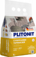 Клей для облицовки печей и каминов Plitonit СуперКамин ТермоКлей 5 кг