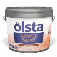 OLSTA WOOD paint в/д краска д/деревянных поверхностей мат база С /9,0л/