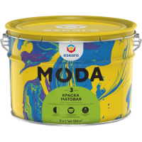 Краска для стен и потолков моющаяся Eskaro Moda 3 база A 2,7 л