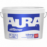 Краска для потолков Aura Isberg белая 2,7 л от интернет-магазина Венас