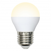 Лампа светодиодная Volpe Norma 11 Вт Е27 шар G45 3000К матовая