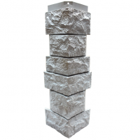 Угол наружный для фасадной панели Nordside Северный камень/Сланец Серый 143х463 мм от интернет-магазина Венас