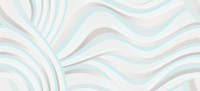 Декор настенный Cersanit Tiffany волна белый 20х44 от интернет-магазина Венас