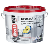 Краска для стен и потолков Dali Professional-3 база А 9 л от интернет-магазина Венас