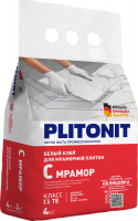 Клей для плитки Plitonit C Мрамор 4 кг от интернет-магазина Венас