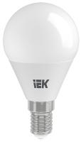 Лампа светодиодная IEK 7 Вт Е14 шар G45 3000K матовая