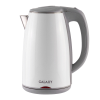 Чайник электрический GALAXY GL-0307 /диск/1,7л/2кВт/сталь/пластик/белый