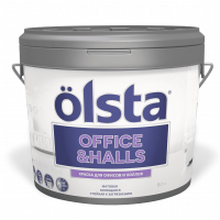 Краска для офисов и холлов Olsta Office & Hall база А 9 л от интернет-магазина Венас