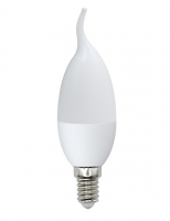 Лампа светодиодная Volpe Norma 11 Вт Е14 свеча на ветру CW37 4000К матовая
