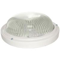 Светильник влагозащищенный ДПП 03-18-003 /LED/3хGХ53/IP65/прозр круг белый/ Ecola