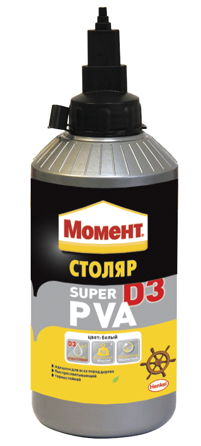 Момент столяр pva. Клей момент Столяр ПВА (750 Г). Клей момент Столяр супер ПВА 750гр. Клей момент-супер ПВА d3 750 г (1/9) Хенкель. Супер клей ПВА момент Столяр d3 750 г.