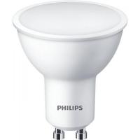 Светодиодная лампа GU10 / 4,6Вт/тепл/220В/ Philips