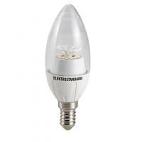Светодиодная лампа Свеча /Е14/ 4Вт/14SMD/белый тепл/220В/ Elektrostandart