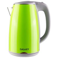Чайник электрический GALAXY GL-0307 /диск/1,7л/2кВт/сталь/пластик/зеленый