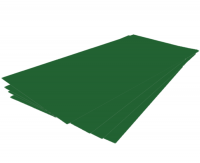 Лист гладкий 0,45х1250х2000 мм RAL 6002 зеленый лиственный от интернет-магазина Венас