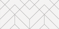 Мореска белый геометрия /20х40/8628/ кер декор LBCeramics