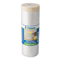 Пленка защитная с самокл лентой Folsen 1,1 х 33 м от интернет-магазина Венас