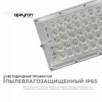 Прожектор светодиодный  /30Вт/4000К/4000Лм/IP65/трансформер/ Apeyron