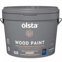 Краска для деревянных фасадов Olsta Wood Paint база А 9 л от интернет-магазина Венас