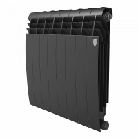 Радиатор биметаллический ROYAL TERMO Biliner 500 /  8 секц/ черный