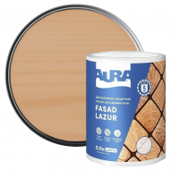 Лазурь для защиты древесины Aura Fasad Lazur орех 0,9 л от интернет-магазина Венас