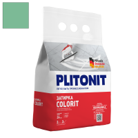 Затирка цементная Plitonit Colorit салатовая 2 кг от интернет-магазина Венас