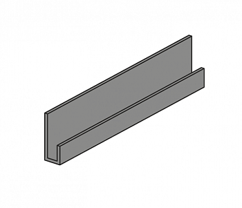 Профиль стартовый для фасадной панели металл Nordside 40х10х10х2000 мм от интернет-магазина Венас