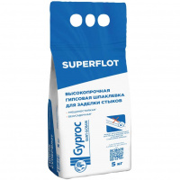 Шпаклевка гипсовая для швов Gyproc Superflot 5 кг от интернет-магазина Венас